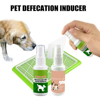 30 ml Pet Köpek Sprey Indüktör Köpek Tuvalet Eğitimi Köpek Konumlandırma Dışkılama Pet Lazımlık Eğitim Sprey Sıcak Çöp ve Housebreaking