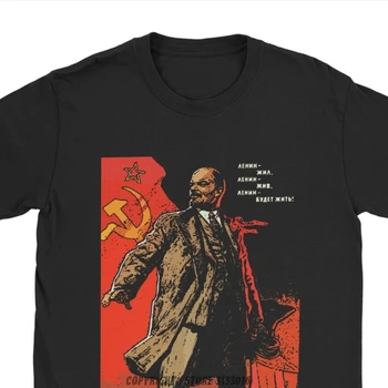 Hipster Erkek Gömlek Lenin Sonsuza Kadar Yaşayacak Tshirt Komünizm Marksizm Sosyalizm Komik Tee Gömlek Başar Spor 3D T Gömlek