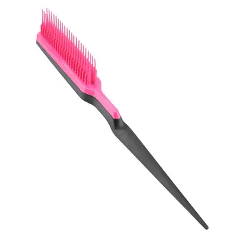 1 adet Sivri Kuyruk Tarak Saç Dökülmesini Önlemek Saç Fırçası Salon aracı Şekillendirici Tarak Çoklu Tarak Diş Tarak Siyah Ve Kırmızı T5698 2020