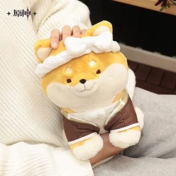Oyun Genshin Darbe Taroumaru Yeni Köpek NPC Shiba Inu Bebek Cosplay peluş oyuncak Anime Dolması Yumuşak Kawaii Yastık Noel Çocuk Hediye