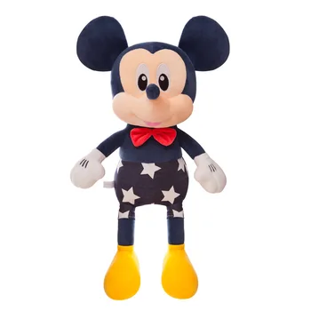 35/75 cm Disney Mickey Minnie peluş oyuncak Karikatür peluş Bebek Erkek Kız doldurulmuş oyuncaklar Oyuncak Hediye Hayvan Kolye Bebekler Çocuklar İçin