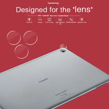 Çapı Kamera Lens Temperli Cam Kapak Için Huawei Mediapad M5 Lite 10 Arka Lens Ekran Koruyucu Anti-Scratch Film
