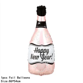 Büyük Helyum Balon Şampanya Kadeh Balon Yeni yıl Doğum Günü Partisi Süslemeleri Yetişkin Çocuk Balonlar Globos Olay Parti Malzemeleri