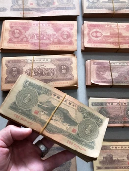 YİZHU CULTUER SANAT Dolaşmayan Para Eski Koleksiyonu Çin Ikinci set RMB 10 stilleri 100 Antika Banknotlar Harika Hediye