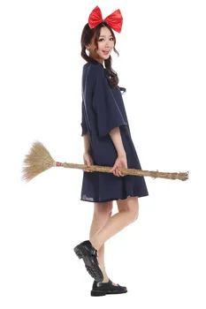 Kiki Teslimat Hizmeti Kiki Japonya'ya ihraç cosplay kostümleri yetişkinler için minimalist Japon Cadı küçük cadı giysileri