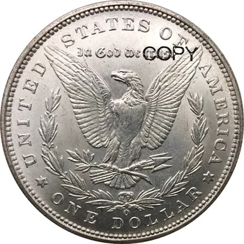 1901 o Amerika Birleşik Devletleri 1 Bir Dolar Morgan Dolar Cupronickel Kaplama Gümüş Kopya Paralar