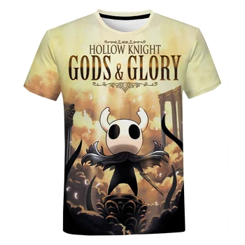 Hollow Şövalye 3D Baskı T Gömlek Erkek Kadın Moda Rahat Kısa Kollu Serin T-shirt Harajuku Streetwear Boy T Gömlek