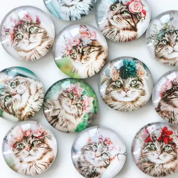 12 adet / grup Sevimli Kedi buzdolabı mıknatısı Kawaii Kedi Kristal Mıknatıs Karikatür Hayvan mesaj sticker Ev Dekor Evcil Sevgilisi hediye