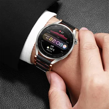 Seramik Band Samsung Galaxy İzle 4 Klasik 46mm 42mm Bantları Paslanmaz Çelik Seramik Bilezik Galaxy Watch4 Kayış 44mm 40mm