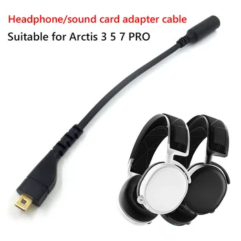 12 cm Yedek Adaptör Kablosu ıçin SteelSeries Arctis 3 5 7 PRO Gaming Headset Ses Kartı Uzatma Kablosu Hattı