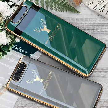 Yeni Cep Telefonu Kılıfı için Geçerli Samsung A80 Cep Telefonu Kılıfı Elk Galaxy A80 Yaratıcı Cep Cep Telefonu Koruyucu Kapak