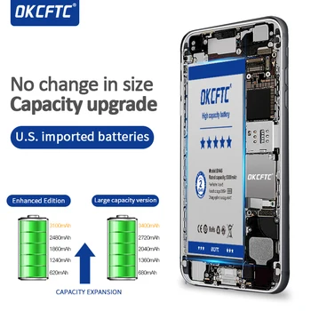 HTC U11 U-3U Cep Telefonu için OKCFTC 5400mAh B2PZC100 Pil