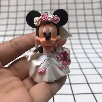 16 cm Disney büyük Minnie Mickey Mouse Eylem Düğün Hediyeleri bebek çocuk Oyuncak Figürler çocuk hediye oyuncak