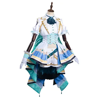Anime Pretty Derby Mejiro McQueen Cosplay Kostüm Elbise Kıyafetler Cadılar Bayramı Karnaval Takım Elbise