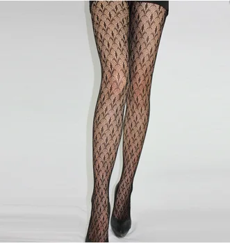 Moda Bayan Lady Kızlar Siyah Seksi Fishnet Desen Jakarlı Çorap Külotlu Tayt kafatası Kadın 1 adet dww43