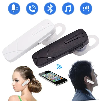 Bluetooth uyumlu Spor Resmi kablosuz Bluetooth Stereo Kulaklık Handfree Kulak Kancası mikrofonlu kulaklık Çağrı Ses Kontrolü