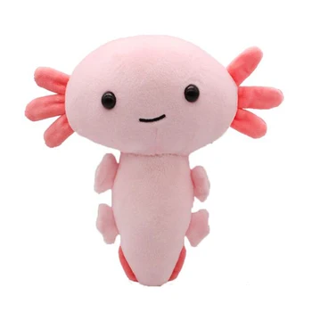Axolotl peluş oyuncak Kawaii Hayvan Axolotl Plushies Şekil Bebek Oyuncak Karikatür Axolotl Dolması Bebek Hediyeler İçin Çocuk Kız Yastık Oyuncaklar