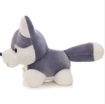 25 CM Sevimli Pet Husky Bebek Sevimli Erha peluş oyuncak Yaratıcı Bebekler İle bir Bez Bebek doğum günü hediyesi