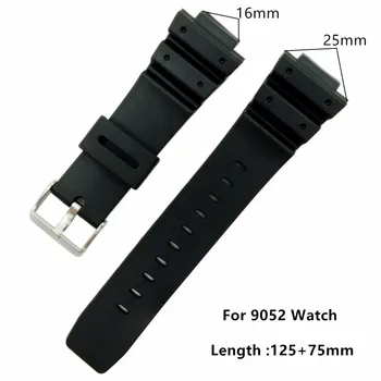 DW-5600E DW-5700 G5600 5700 GM için 16mm Siyah Beyaz saat kayışı Kayış-5610 / 6900 9052 Serisi Watchband Değiştirin Ve Aracı