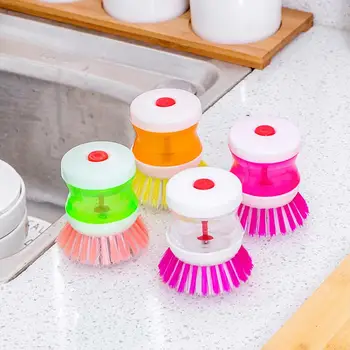 Yıkama Pot Fırça Mutfak Alet Hidrolik yıkama fırçası Pot Pan Bulaşık Kase Temizleme Fırçaları İle Yıkama Up Sıvı Sabunluk