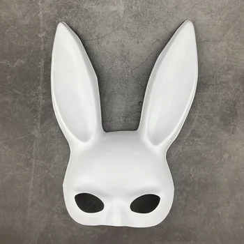 Tavşan Noel Maskesi Bar Masquerade Bunny Kız Kulak Maskesi Cadılar Bayramı Maskeleri Anime Maske Çocuklar Yüz Shild Parti Cosplay Seksi Kadın