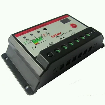 12V 24 V 10A Güneş kontrol cihazı / Çift LED dijital tüp ekran XJ