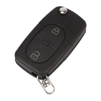 VDIAGTOOL 2 Düğmeler Uzaktan Çevirme Araba Anahtarı Kapağı Anahtar Kabuk Yuvarlak Boş V W Volkswagen Golf 4 5 6 Passat B5 B6 Polo Bora Touran