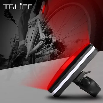 Bisiklet ışık USB şarj edilebilir bisiklet ışık Bisiklet bisiklet aksesuarları arka lambası COB LED Su Geçirmez 6 Modları ile 26 adet LED cips