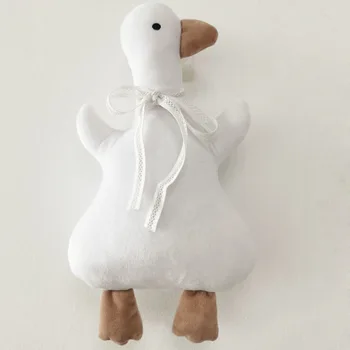 35 cm Sevimli Ördek Peluş Tavşan bebek oyuncakları Sevimli Yumuşak Bez Doldurulmuş Hayvanlar Tavşan Ev Dekor İçin Çocuk Bebek Yatıştırmak Oyuncaklar Hediyeler