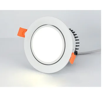 LED tavan COB Downlight Kısılabilir AC110V 220 V 3 W 5 W 7 W 9 W 12 W 15 W Gömme Led tavan lambası Spot ampuller iç mekan aydınlatması