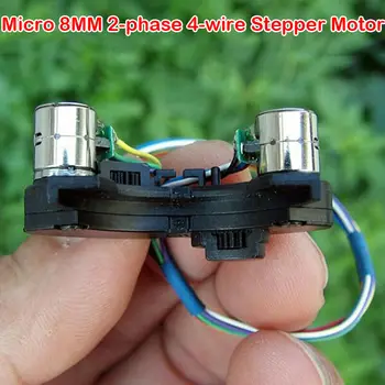 Mikro 8MM Step Motor DC 5 V Mini 2-phase 4-wire Step Motor Yavaşlama ile DIY Dijital Kamera için