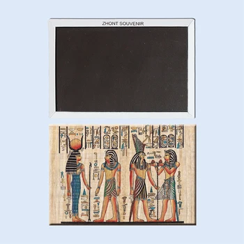 Antik Mısır duvar 22589 arkadaşlar için hediyeler Manzara Manyetik buzdolabı Seyahat hediyelik eşya