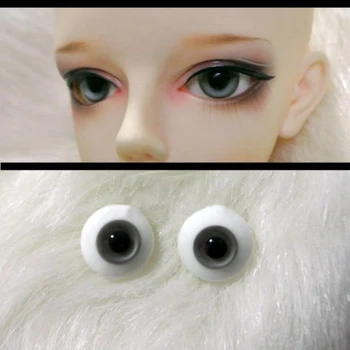 Yeni BJD Bebek Gözler 14mm 16mm Gri Renk Gözbebekleri İçin BJD AOD DOD Bebek Dollfie Cam Gözler Kıyafet Bebek aksesuarları