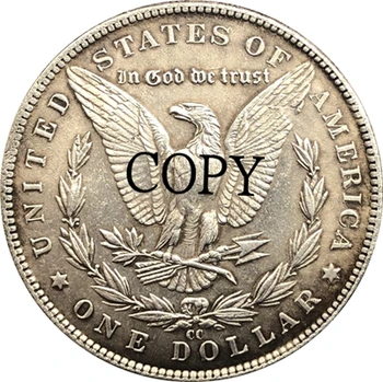 Hobo Nikel 1890-CC ABD Morgan Dolar PARA KOPYA Tipi 188