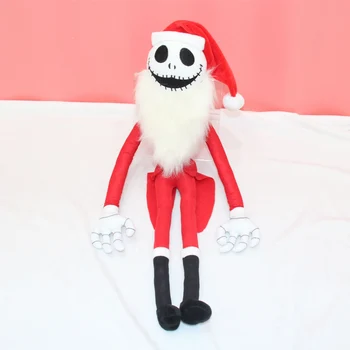 50 cm Noel Baba peluş oyuncak Kabus Önce Noel Jack Skellington Noel Baba Peluş Dolması Bebekler Çocuk noel hediyesi