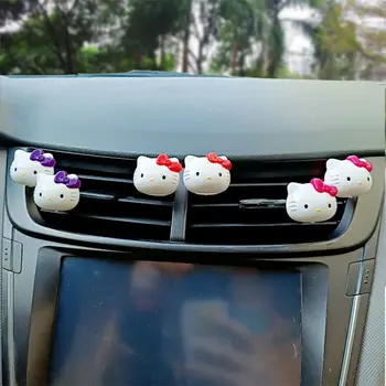 Hello Kitty Araba Spreyi Hava Çıkış Dekorasyon Parfüm Aromaterapi Süsler Araba Aksesuarları Karikatür Iç Dekorasyon