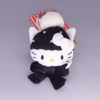 10 cm Karikatür Dolması Hayvanlar Kuromi Benim Melody Cinnamoroll KT Kedi peluş Oyuncak Anime Kawaii Sevimli Yumuşak Plushie Bebek Kolye Oyuncaklar Hediye