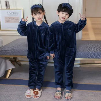 Sonbahar kış Pijama Pazen Uyku Tulumu Bebek Erkek Giysileri Kız Pijama Çocuk Giyim Bodysuits Tulumlar Sıcak Romper