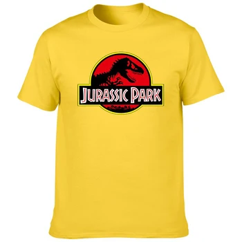 Jurassic Park T Gömlek Erkek Kadın Moda Pamuk T-Shirt Çocuk Hip Hop Casual Tops Kawaii Dinozor Tees Erkek Giyim Erkek Üst