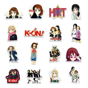 10/50 adet Karikatür Anime K-ON Graffiti Çıkartmalar Bavul Dizüstü Kaykay Cep Telefonu Dekorasyon Su Geçirmez Etiket Klasik Oyuncaklar