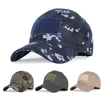 Yeni Moda Unisex Camo beyzbol şapkası balıkçılık şapkası Erkekler Açık Avcılık Kamuflaj Orman Şapka Airsoft Taktik Yürüyüş Casquette Şapka