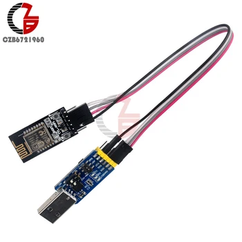 Kablosuz WİFİ Seri TTL ESP-M2 ESP8285 Modülü + 6 in 1 CP2102 USB TTL Karşılıklı Dönüştürme Modülü İle 4PİN Kablo