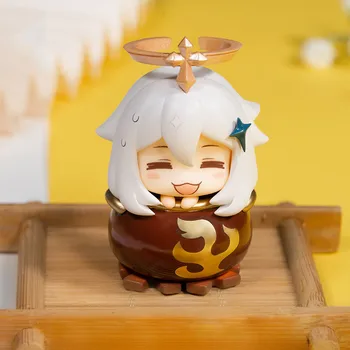 Kör Kutu Oyuncaklar Genshin Darbe Paimon Gıda Tema Anime Figürü Eylem Caja Sorpresa Gizem Kutusu Sürpriz Modeli doğum günü hediyesi Kız