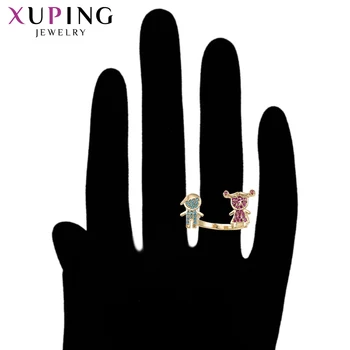 Xuping Zarif Sevimli Tarzı Çocuk Yüzük Kızlar ıçin Güzel Trendy Stil Zarif Takı Sentetik CZ Hediye Tarzı 16284