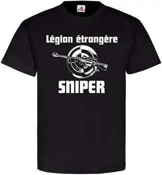 Sniper Legion Etrangere Legion Legion Etrangere Rozeti Erkekler T-Shirt Kısa Rahat %100 % PAMUK O-Boyun T Gömlek
